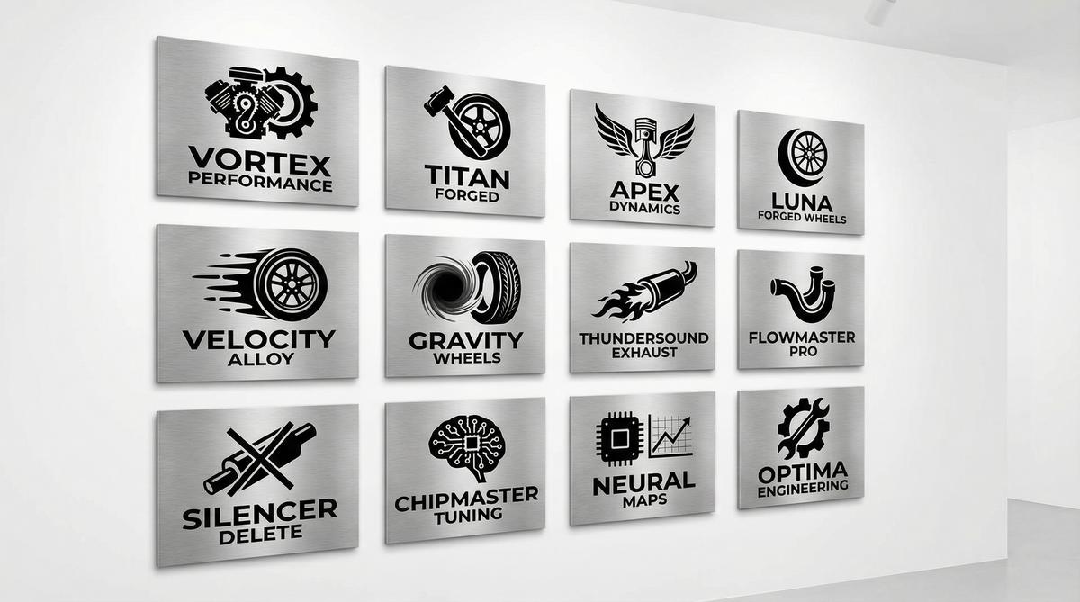 小马拉大车合作改装品牌Logo墙